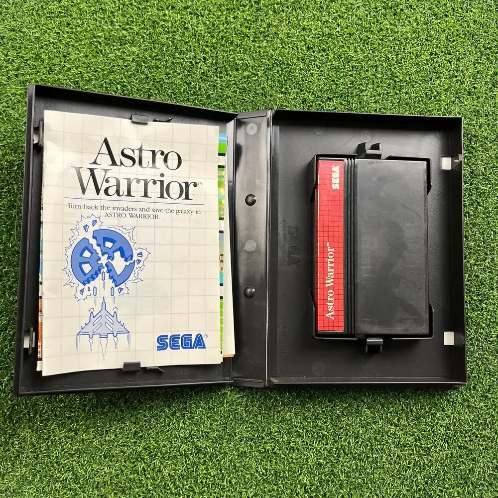 Astro Warrior (Sega Master, 1986) CIB Excellent Condition